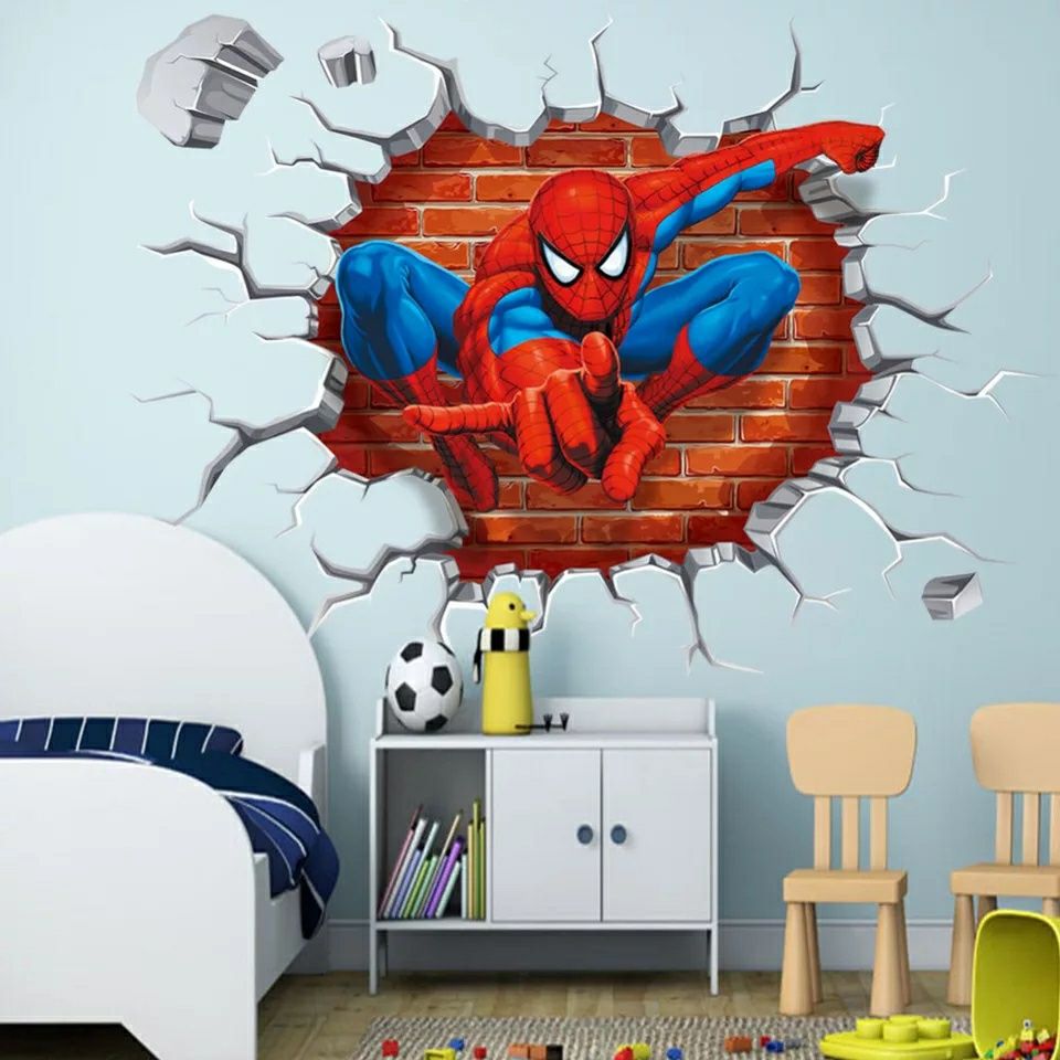 Abțibild stiker decorativ tablou spider man camera copii
