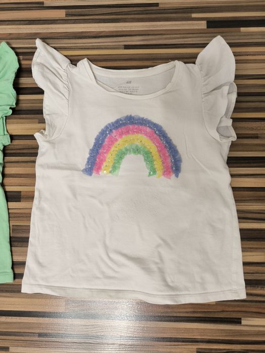 Tricouri cu paiete H&M nr. 122-128