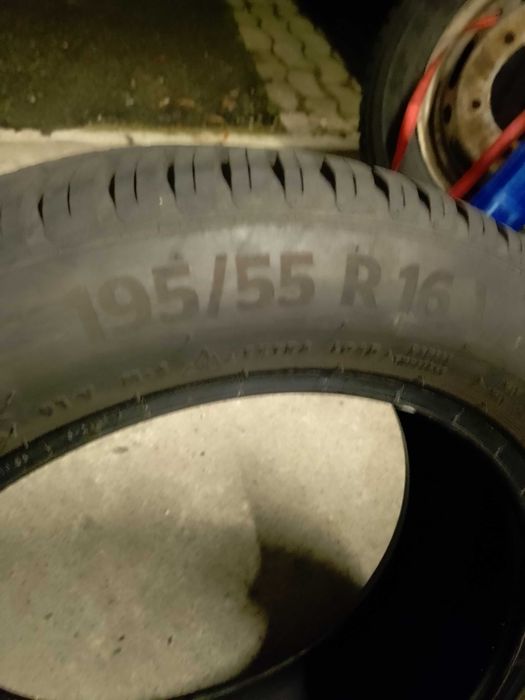 2 броя зимни гуми Континентал 195 55 16 Extra Load AllseasonContact