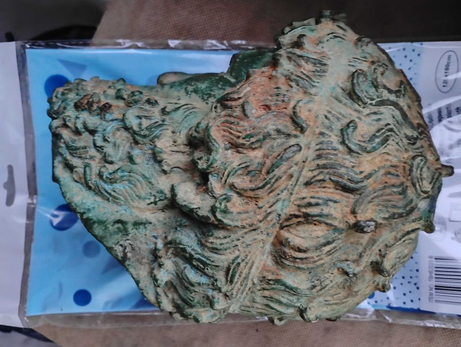 Бронзова Глава на Зевс , реплика, много добро състояние