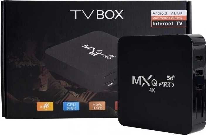 Cмарт ТВ Андроид приставка Медиаплеер MXQ Pro 5G Smart TV Box 1/8Gb