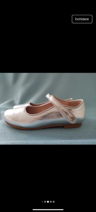 Pantofi piele Mary Janes Jacadi Paris - măsura 28