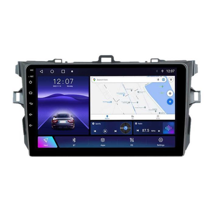 Navigatie Android 14 TOYOTA COROLLA 2006-2013 1/8 Gb CarPlay + CAMERA