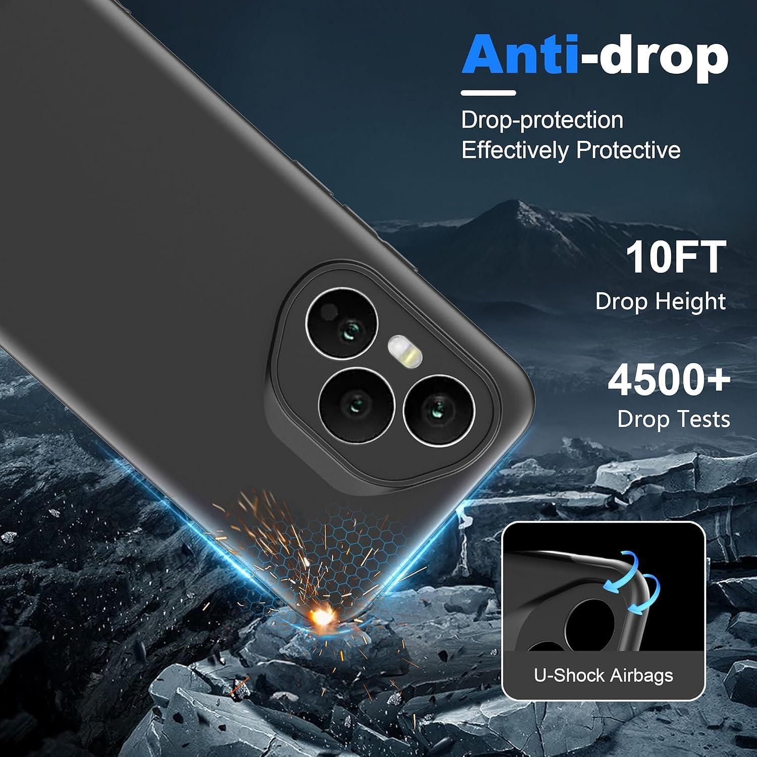 Матов Силиконов Кейс за Honor 400 Pro Със Защита на камерата