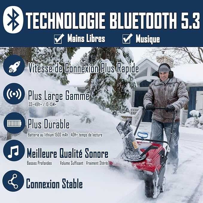 Защитни слушалки антифони PROHEAR 037 Bluetooth 5.0