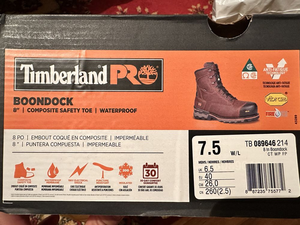 Timberland PRO Boondock 8'' Composite Toe