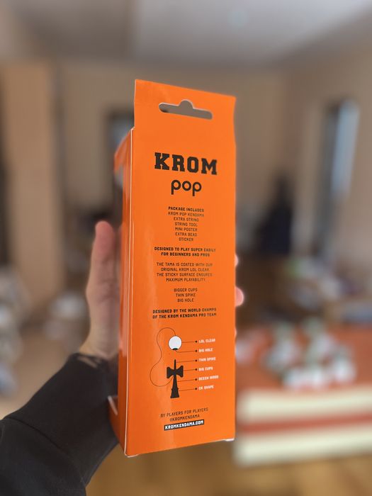 Kendama KROM POP (Portocaliu/Orange)