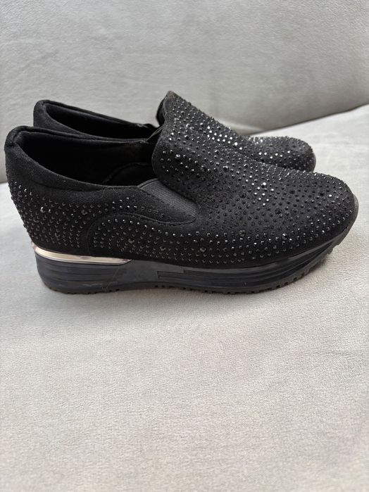 Pantofi femei cu paiete cu platforma 36