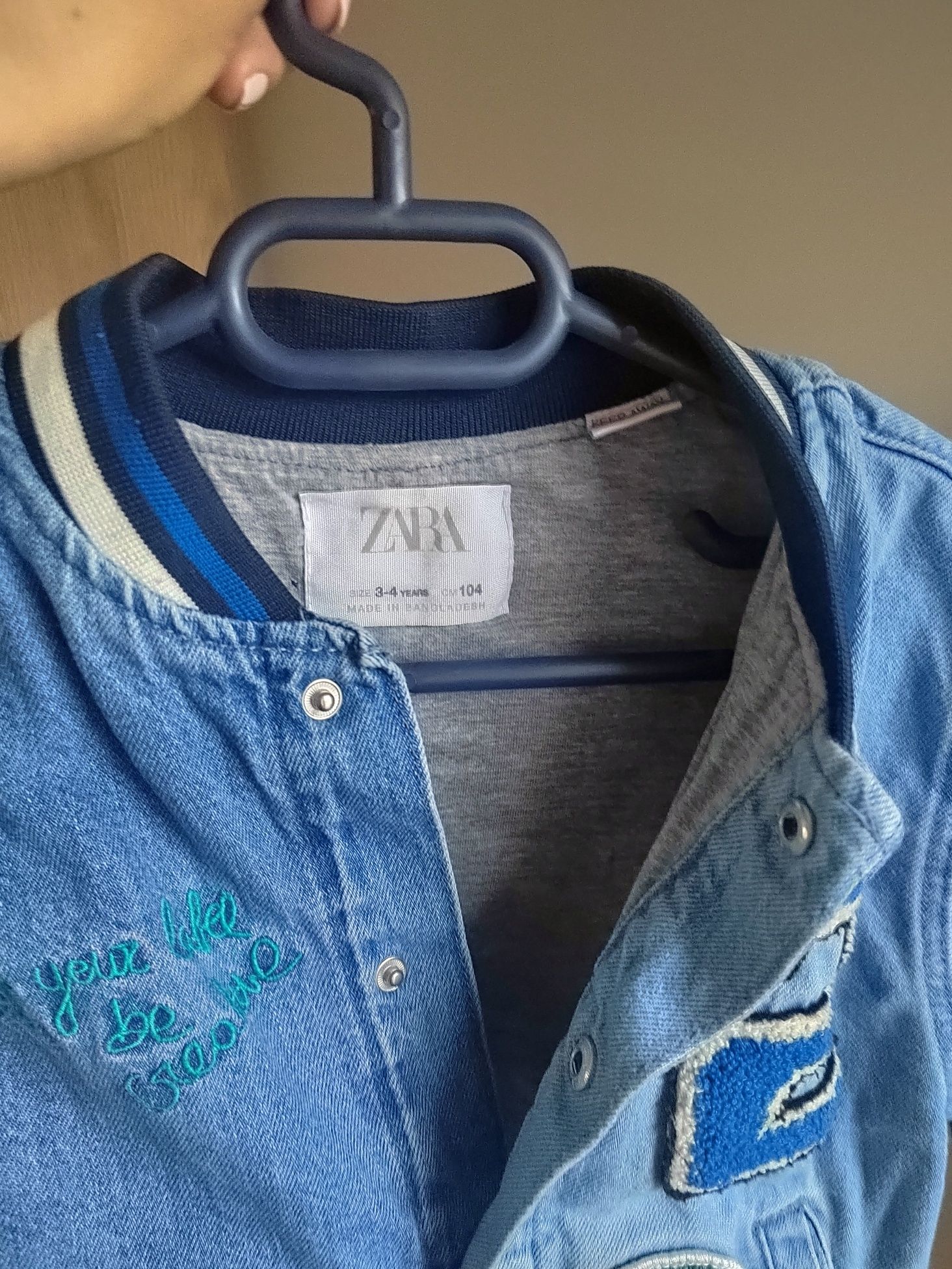 Детско дънково яке Zara