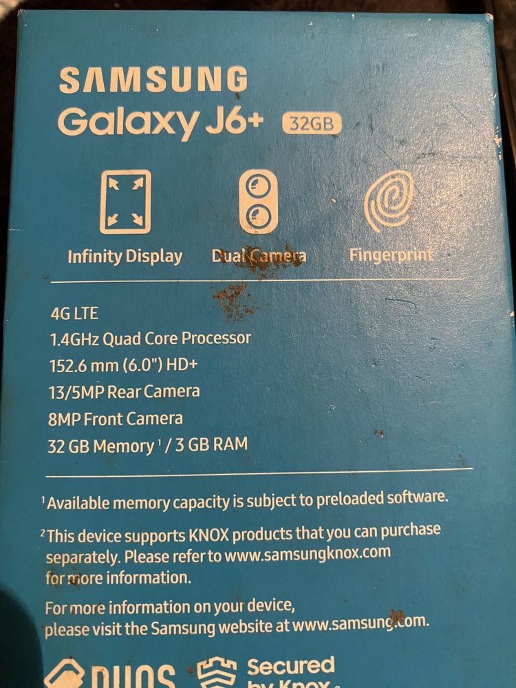 Vand Samsung  Galaxi J6 +36GB