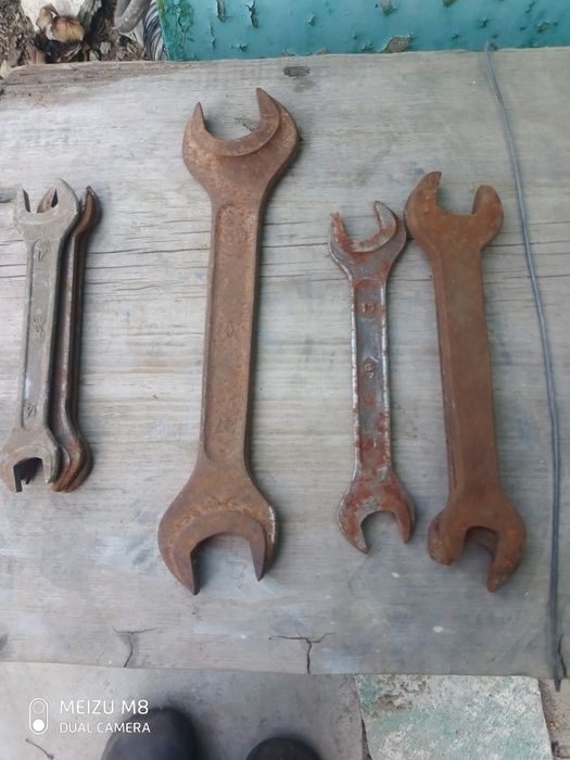 Инструмент рожковые ключи