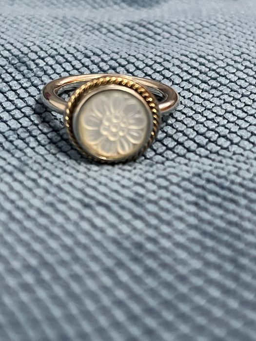 Inel Pandora Mother oh pearl argint si aur m54