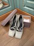 Charles&keith лакированные туфли на низком каблуке