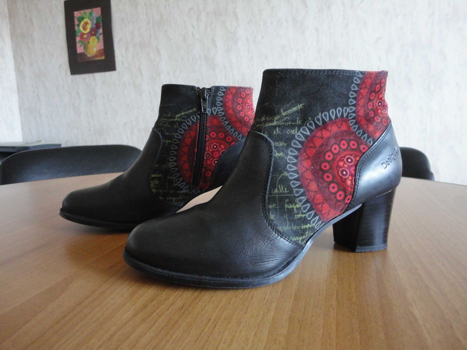 N37 Desigual/естествена кожа/дамски боти