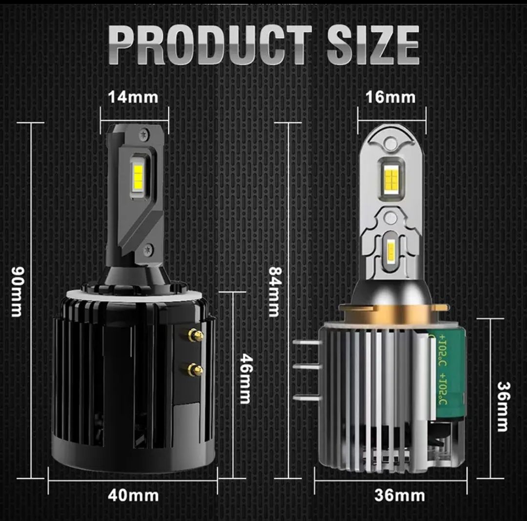 Led H7 / H15 Volkswagen Mercedes LED-G2 Series 6000k