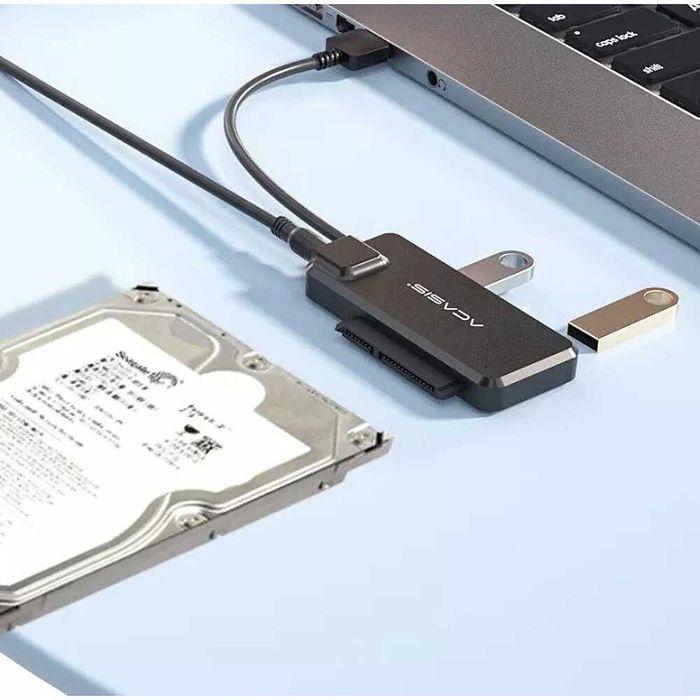 Конвертер ACASIS AS-2519 (USB 3.0 - SATA + 2 USB3.0)