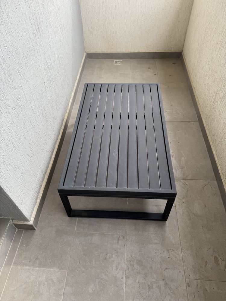 Vand masuta terasa antracit 60cmx100cm