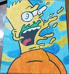 Продавам платно на Simpson
