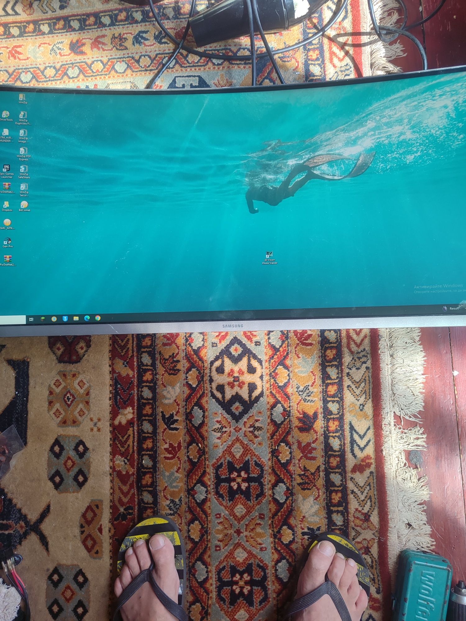 Samsung LC34H890WJ Геймърски монитор