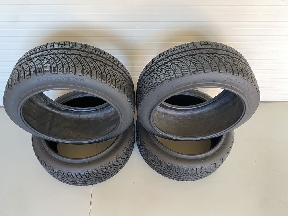 4бр зимни гуми 245-710R490 AC/Michelin pilot alpin/dot2217/7.5мм