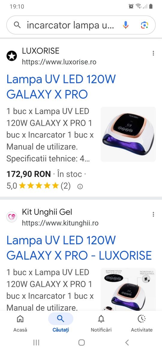 Galaxi xpro nou led UV unghii