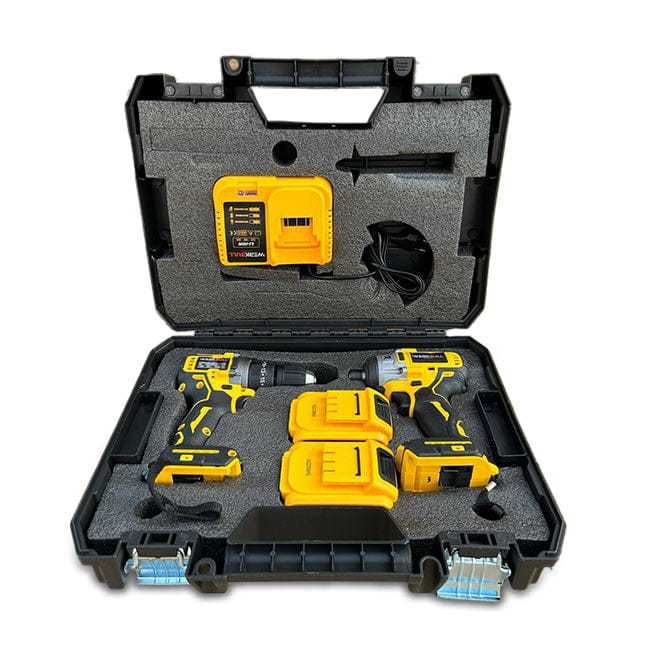 Акумулаторни Безчеткови Импакт и Винтоверт 36V 8AH в куфар WerkBull