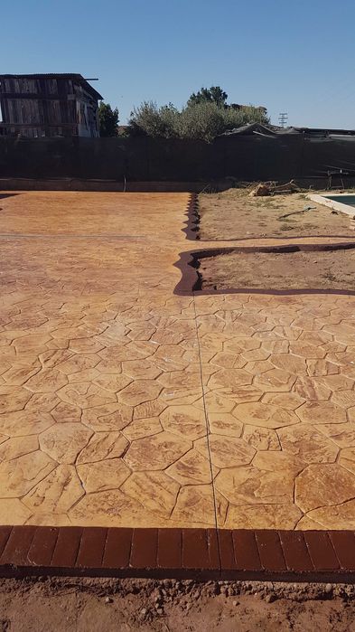 Beton amprentat si elicopterizat