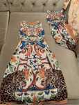 Платье Dolce Gabbana летнее легкое с принтом леопардов