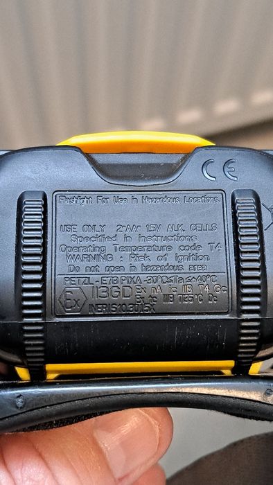 Lanterna frontala Petzl Pixa3 ATEX