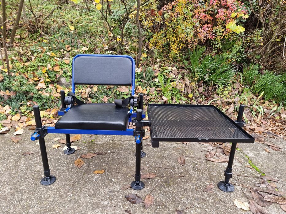 Фидер стол ForMax + маса и Шаранджийска палатка Fox eos man 2 + зимно