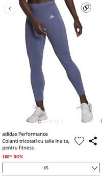 Colanți Fitness Adidas, XS