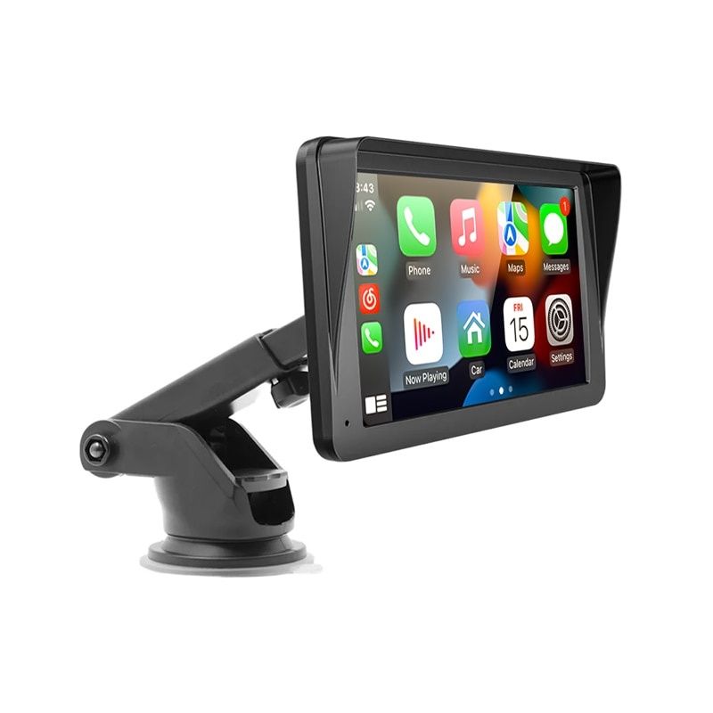 Унинерсален Apple Carplay Android auto навигация със 7-инчов дисплей,