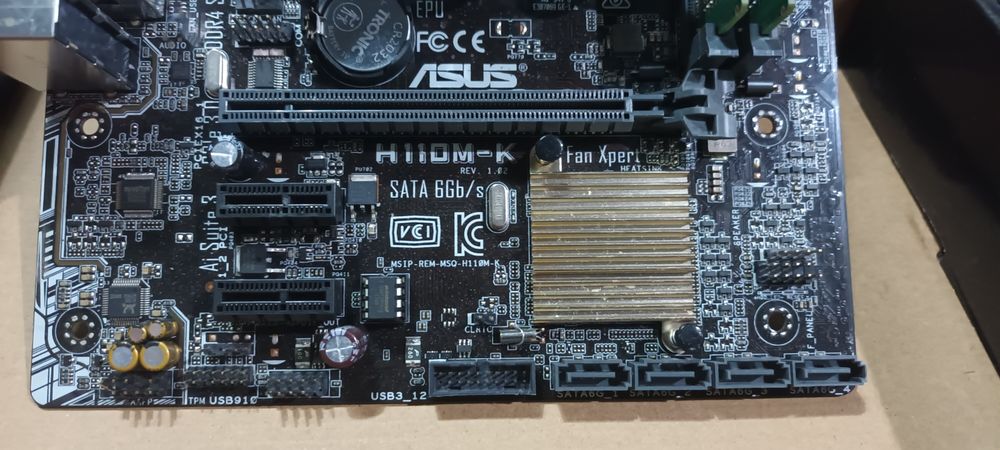 Kit Placa Asus H110M-K+Intel Core I5 7500 3.4ghz+8GB ddr4+Cooler 1151