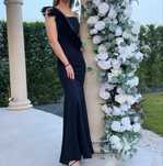 Rochie elegantă neagră tip sineră