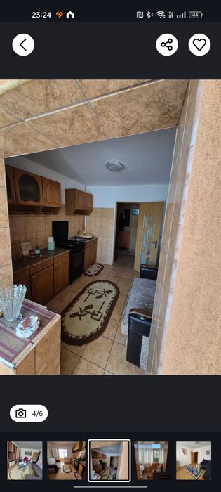 Apartament 2 camere mobilat .