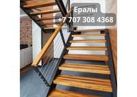 Лестницы из металла под заказ в Алматы. Доставка Монтаж