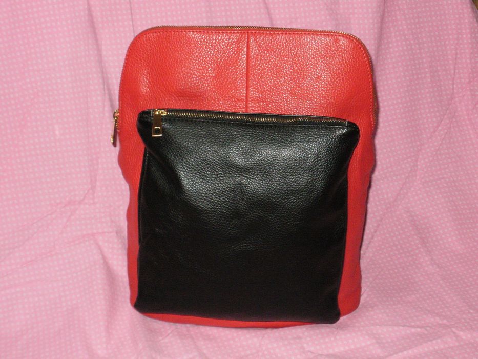 нова дамска раница естествена кожа