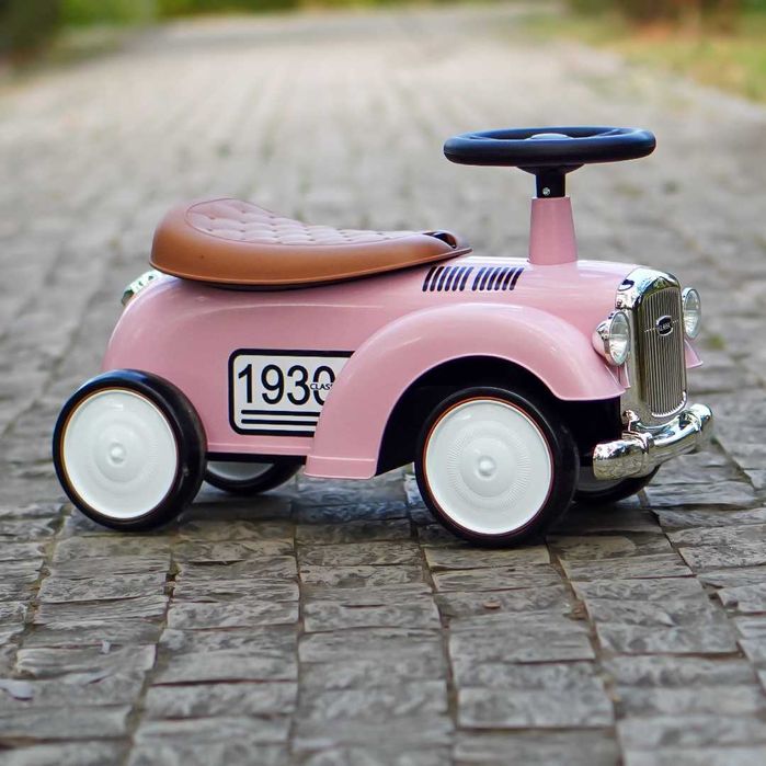 Masinuta premergator Kinderauto BJ665 Baby Car cu roti moi Pink