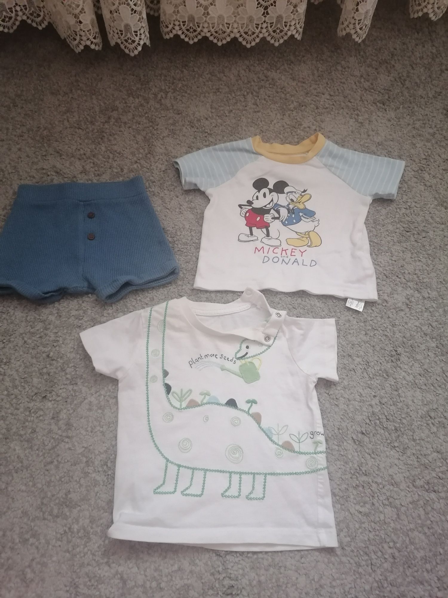 Lot tricouri băieți 9-12 luni, Ralph Lauren, Disney, Carter's