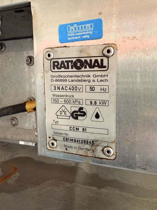 Cuptor convectomat Rational inox horeca