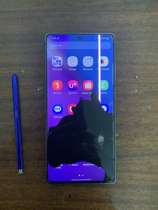 Sasung note 20 5gb 256gb zapchast