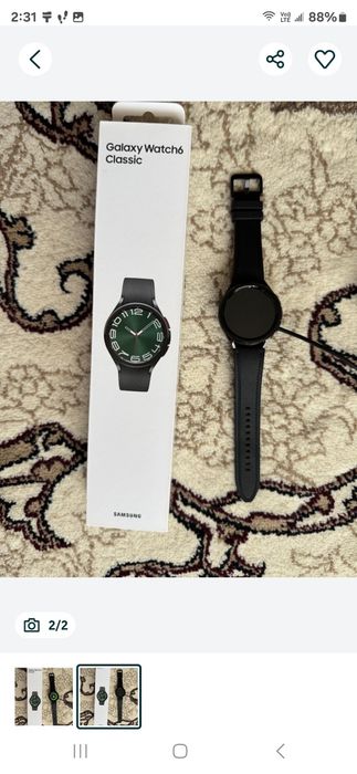 Srochno Samsung Watch 6 Classic sotiladi