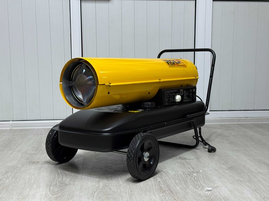 Дизельная тепловая пушка ROLF TOP-DG50, 51 кВт, до 500 м², 80 л