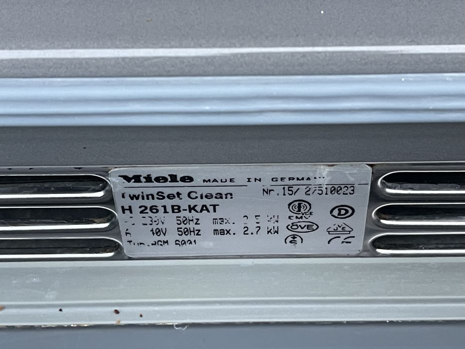 Фурна за вграждане Miele Classic TwinSet Clean H261B-KAT