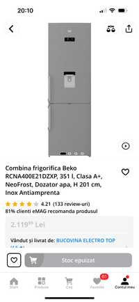 Combina frigorifica Beko