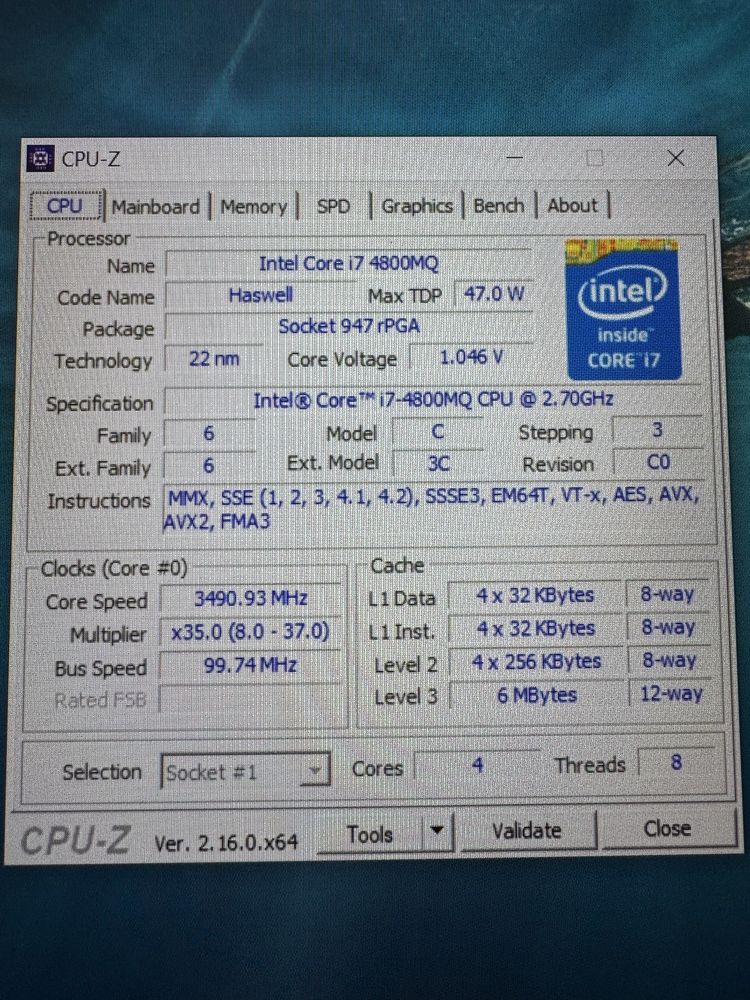 Лаптоп HP ZBook 15 G1 15.6 FHD Intel i7-4800MQ 16GB Quadro K610M