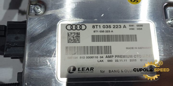 Amplificator Bang Olufsen 8T1035223A Audi A4 B8/8K [facelift] [2011 -