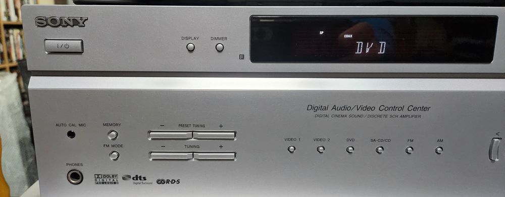 Receiver Sony cu DVD Sony și telecomandă