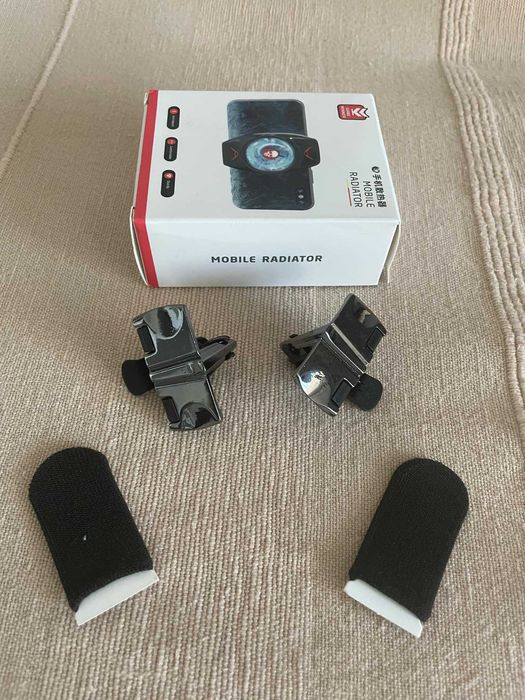 Pachet PREMIUM Cooler + triggere/butoane + degetare gaming telefon NOU