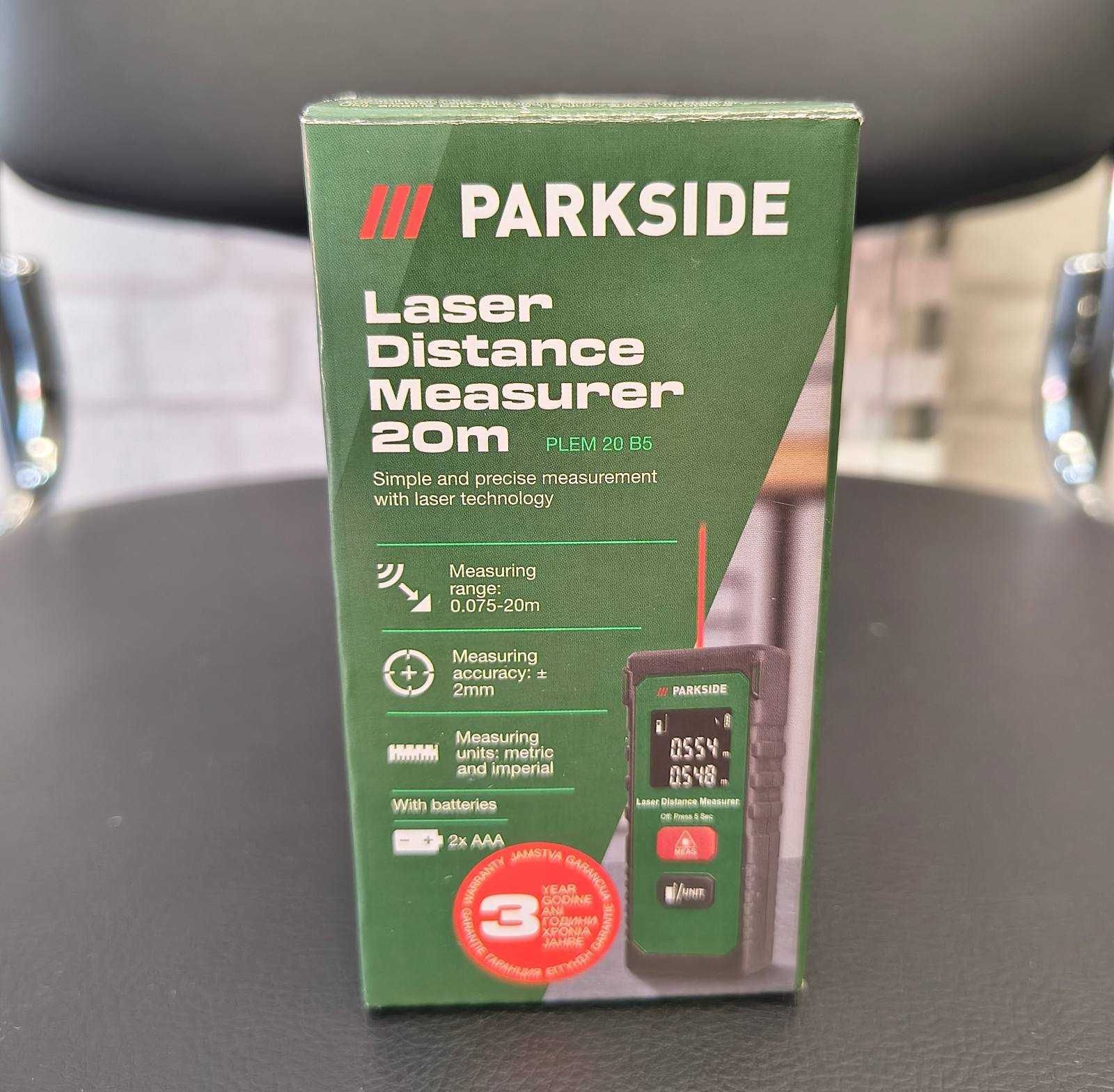 Лазерен далекомер PARKSIDE PLEM 20 B2 - Нов!